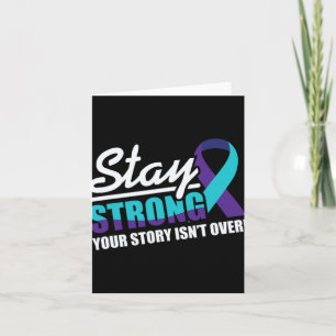 Stay Strong Suicide Awareness Mental Health  Card