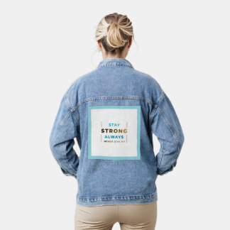 Stay Strong T-Shi Denim Jacket