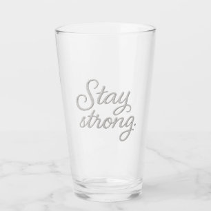 Stay Strong Tri-Blend Shirt Two-Tone Coffee Mug Glass