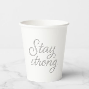 Stay Strong   Tri-Blend Shirt Two-Tone Coffee Mug Paper Cups