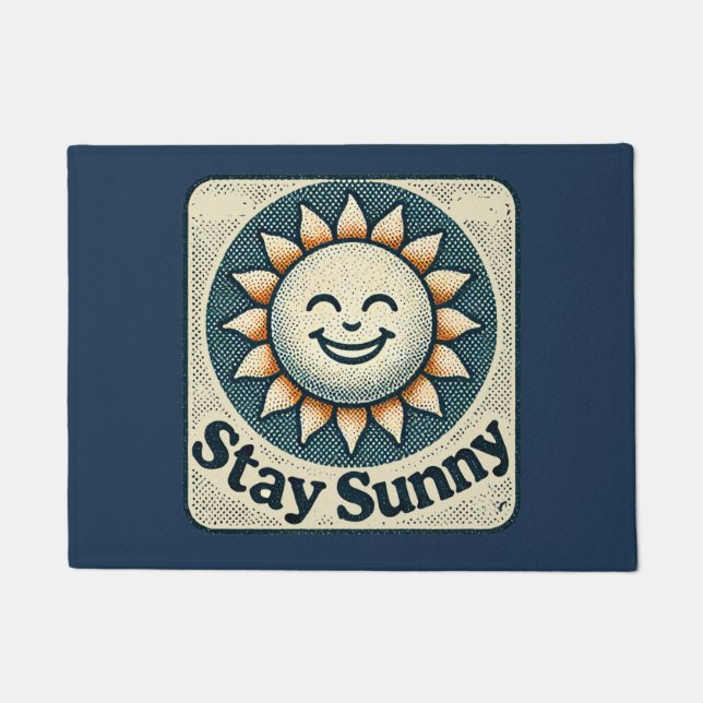 Stay Sunny Happy Sunshine                          Doormat (Front)