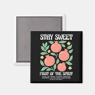 Stay Sweet Fruit Of The Spirit Fruity Pomegranate Magnet