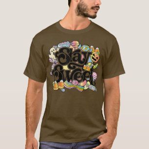 Stay Sweet Halloween Candy Pumpkins Trick Or Treat T-Shirt