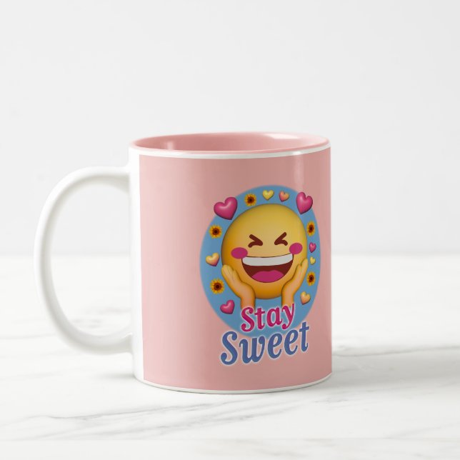 Stay Sweet  Two-Tone Coffee Mug (Left)