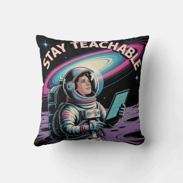 Stay Teachable Cushion (Back)