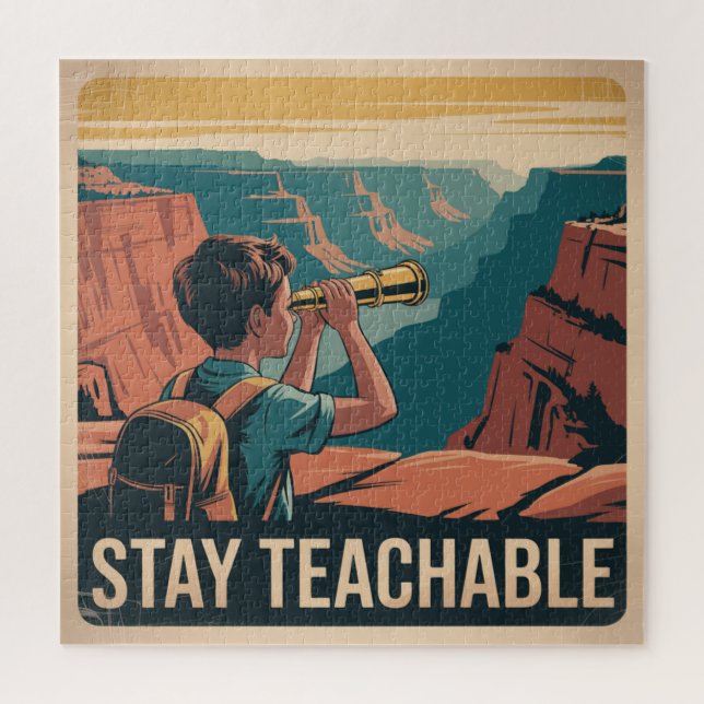 Stay Teachable Jigsaw Puzzle (Vertical)