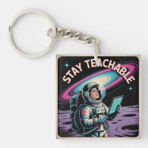 Stay Teachable Key Ring