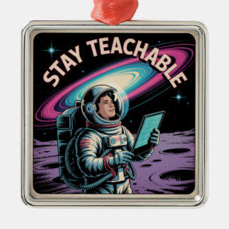 Stay Teachable Metal Tree Decoration