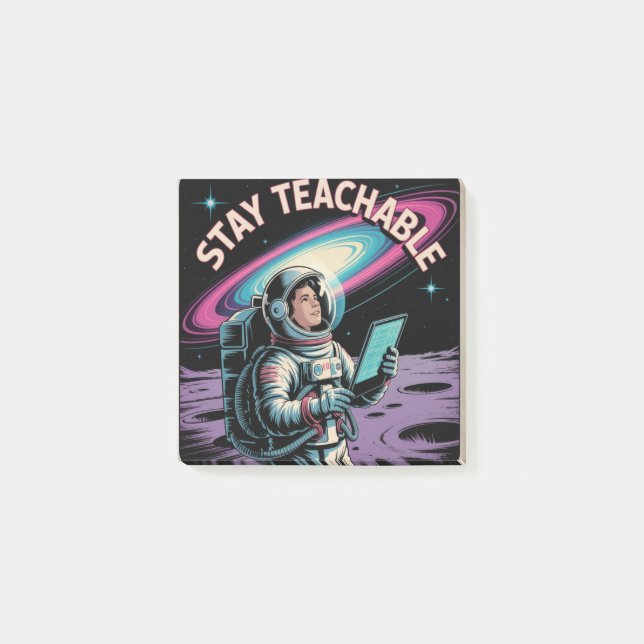 Stay Teachable Post-it Notes (Front)