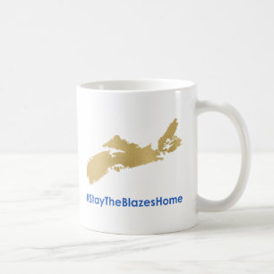 Stay the Blazes Home gold and blue Coffee Mug