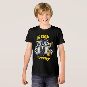 Stay Trashy Funny Raccoon, Opossum, Skunk funny Tri-Blend Shirt
