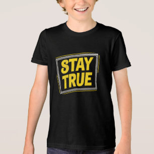 Stay True - Motivation Yellow vibrating Tri-Blend Shirt