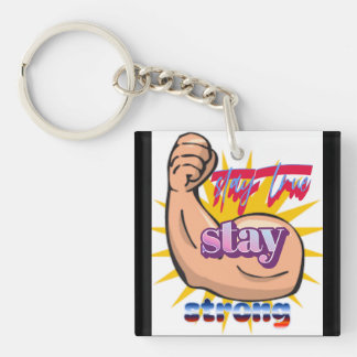 Stay true Tee Key Ring