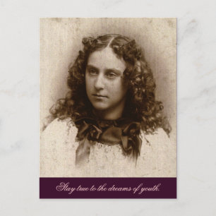 Stay true to the dreams of youth postcard