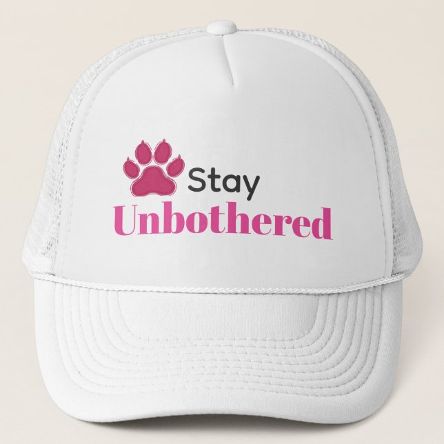 "Stay Unbothered"  Performance Cap (Front)