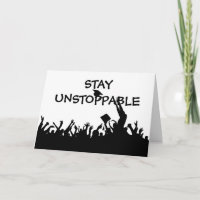 Stay Unstoppable Text Graduation