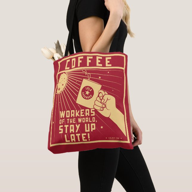 Stay Up Late Tote Bag (Close Up)