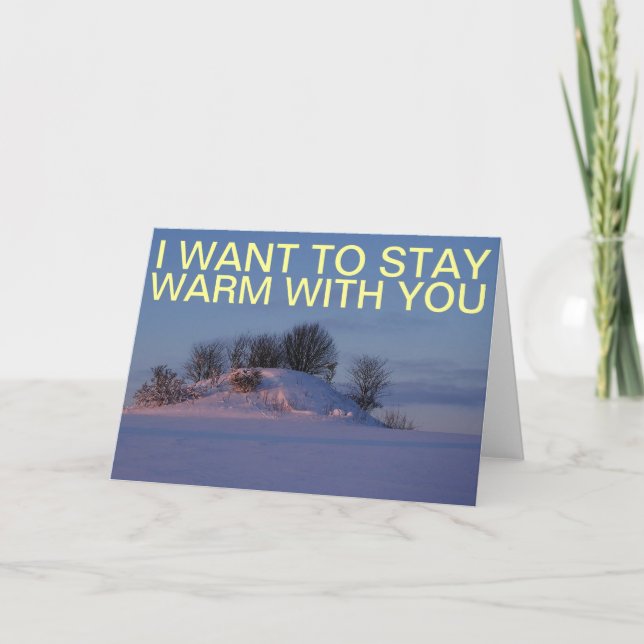 stay warm card (Front)
