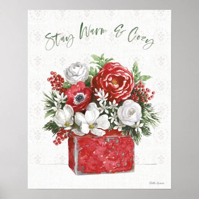 Stay Warm & Cozy Poster (Front)
