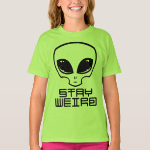 Stay Weird Alien Head T-Shirt