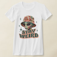 Stay Weird Alien Tie-Dye Women’s T-Shirt