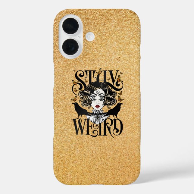 Stay Weird Case-Mate iPhone Case (Back)