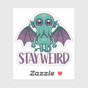 Stay Weird Cute Cthulhu Monster
