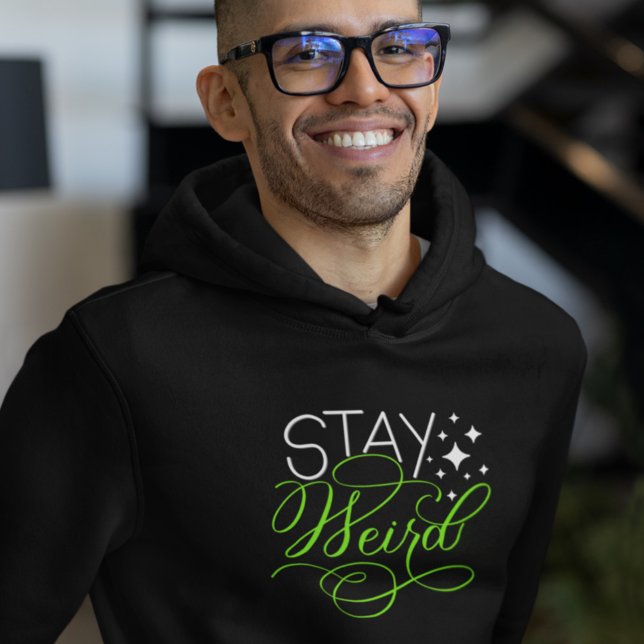 Stay Weird Geek, Nerd, Introvert Hoodie (Creator Uploaded)