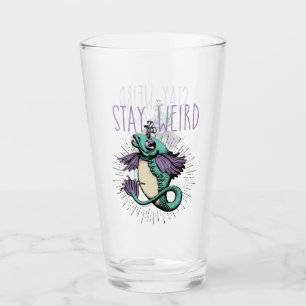 Stay Weird Glass