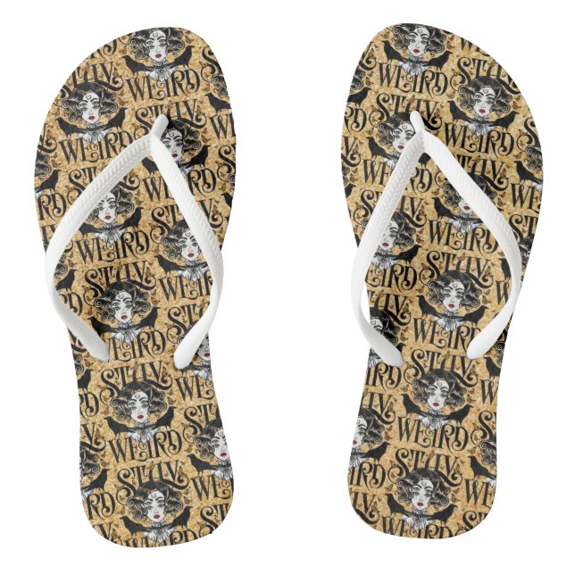 Stay Weird Jandals (Footbed)
