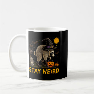 Stay Weird Jimothy Seattle Racoon Halloween Coffee Mug