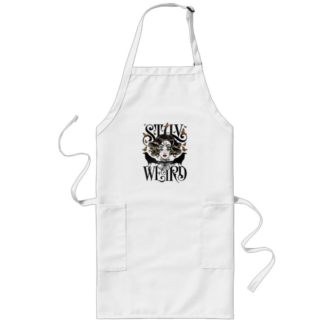 Stay Weird Long Apron (Front)