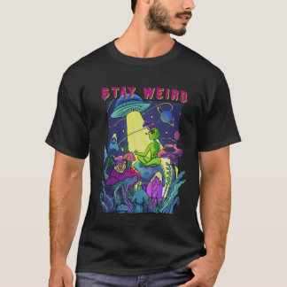Stay Weird Psychedelic UFO T-Shirt