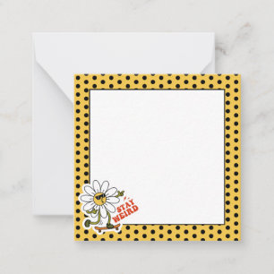 Stay Weird Skateboarding Daisy Card