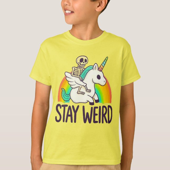 Stay Weird Tee – Embrace Your Uniqueness (Front)