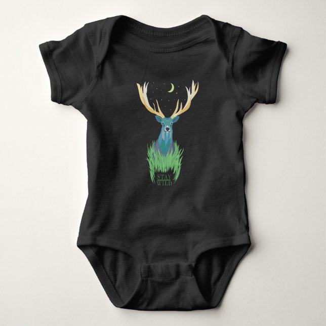 STAY WILD  BABY BODYSUIT (Front)