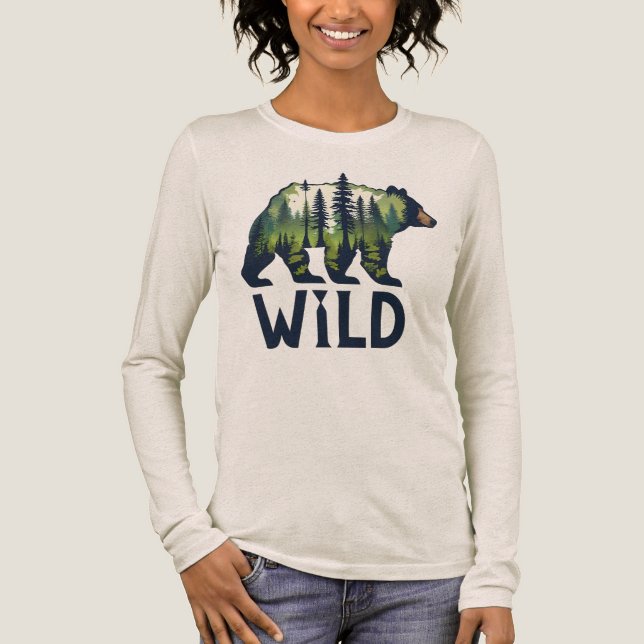 Stay Wild Bear Tee – Adventure Awaits! (Front)