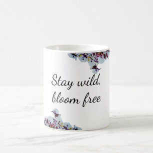 Stay Wild, Bloom Free – Orchid Art Mug