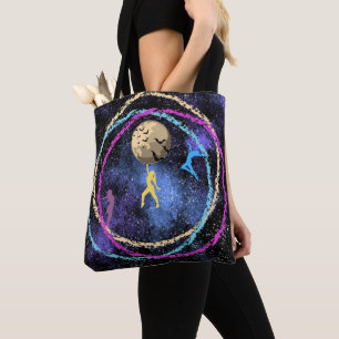 Stay wild - Dance Moon Galaxy Tote Bag