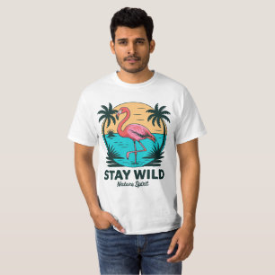 Stay Wild Flamingo Tee