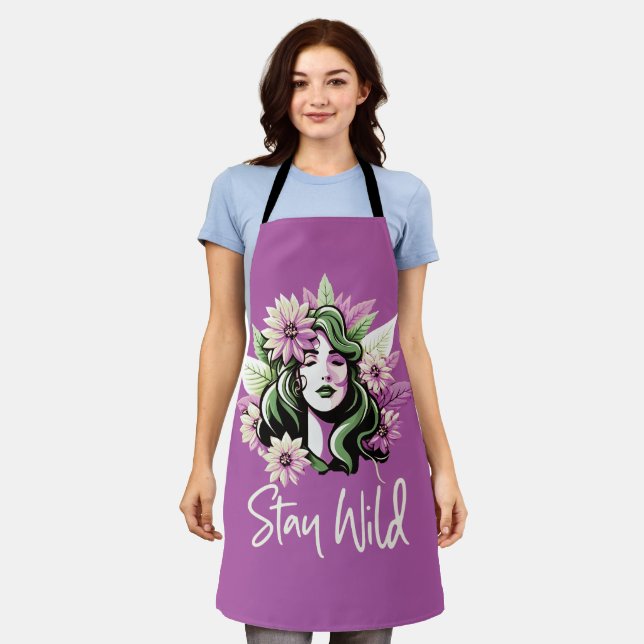 Stay Wild Flower Child Apron (Worn)