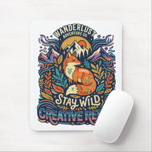 Stay Wild – Free Spirit for Adventurous Souls Mouse Pad