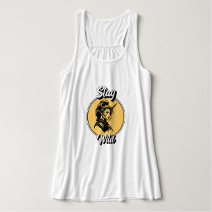 Stay Wild   Japanese Samurai Girl Singlet
