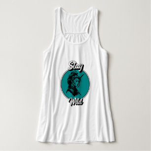 Stay Wild   Japanese Samurai Girl Singlet