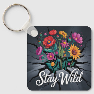 Stay Wild Key Ring