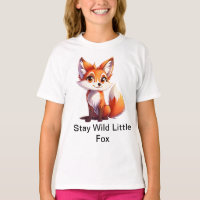 Stay Wild Little Fox Cute Nature-Inspired cute Fox