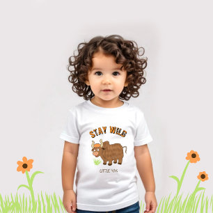 Stay Wild Little Yak Baby T-Shirt