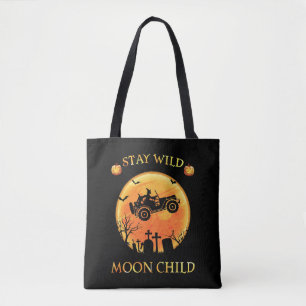 stay wild moon child pumkins halloween festival je tote bag