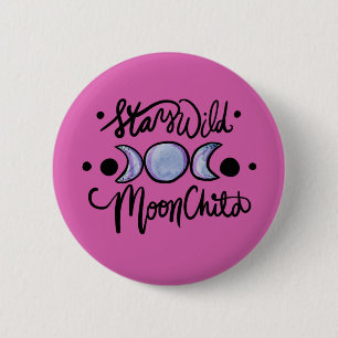Stay Wild MoonChild 6 Cm Round Badge