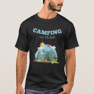 Stay Wild Mountain Forest Hiking Adventure Camping T-Shirt